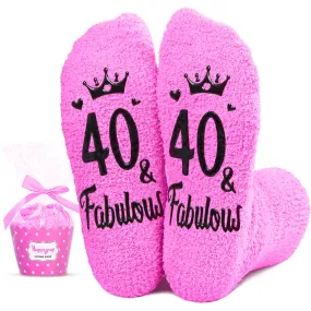 40th Birthday Gifts for Women Her, Gift Ideas for Women in Their 40s, Best Gifts for 40 Year Old Middle Aged Woman, 40th Birthday Socks