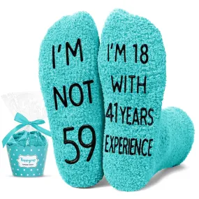 59th Years Old Birthday Gifts for Women - Socks for 59 Year Olds, Gift Ideas for 59 Year Olds, Best Gifts for 59 Year Old Woman