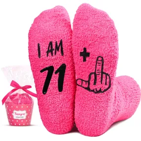 72nd Birthday Gifts for Women - Best Gifts for 72 Year Old Elder Lady, 72 Year Old Gifts, Socks for Her Female