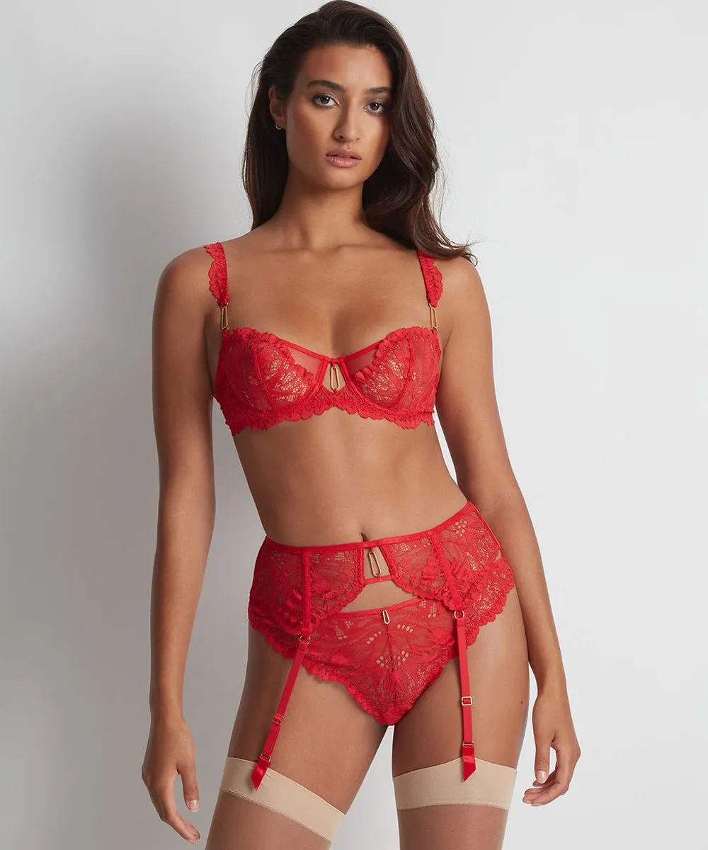 Aubade Flowermania Suspender Belt