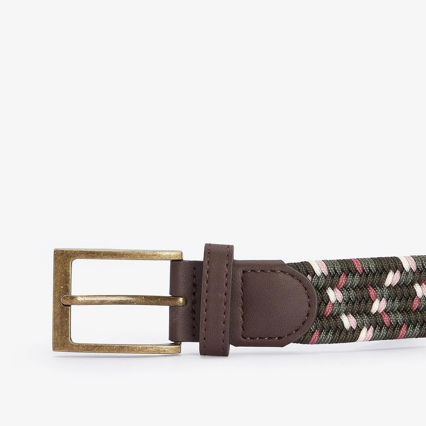 Barbour Kildare Webbing Belt in Glenmore Olive