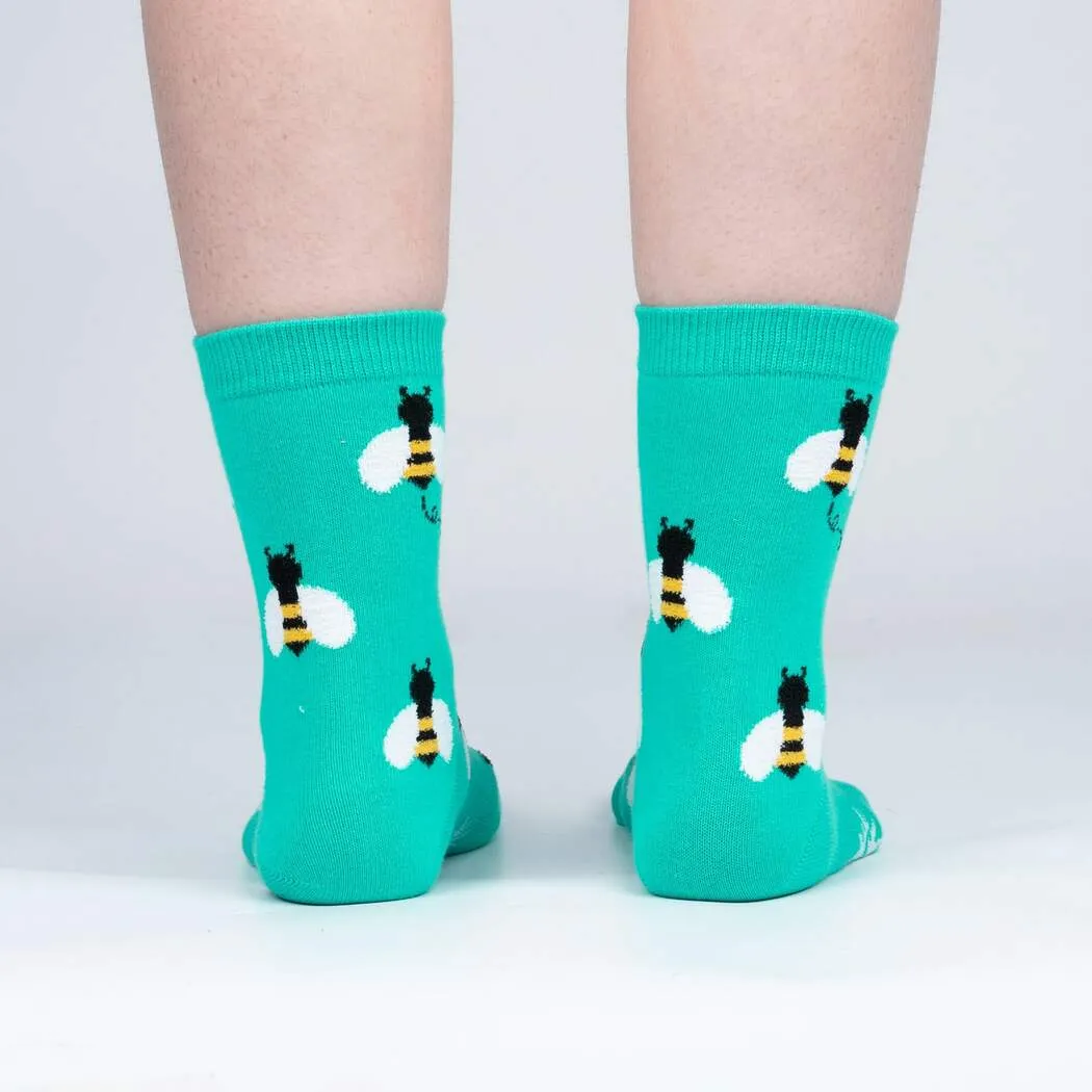 Bee Happy Crew Socks