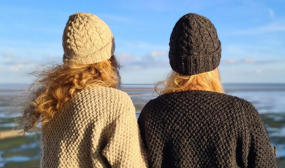 Cable Knit Beanie Hats