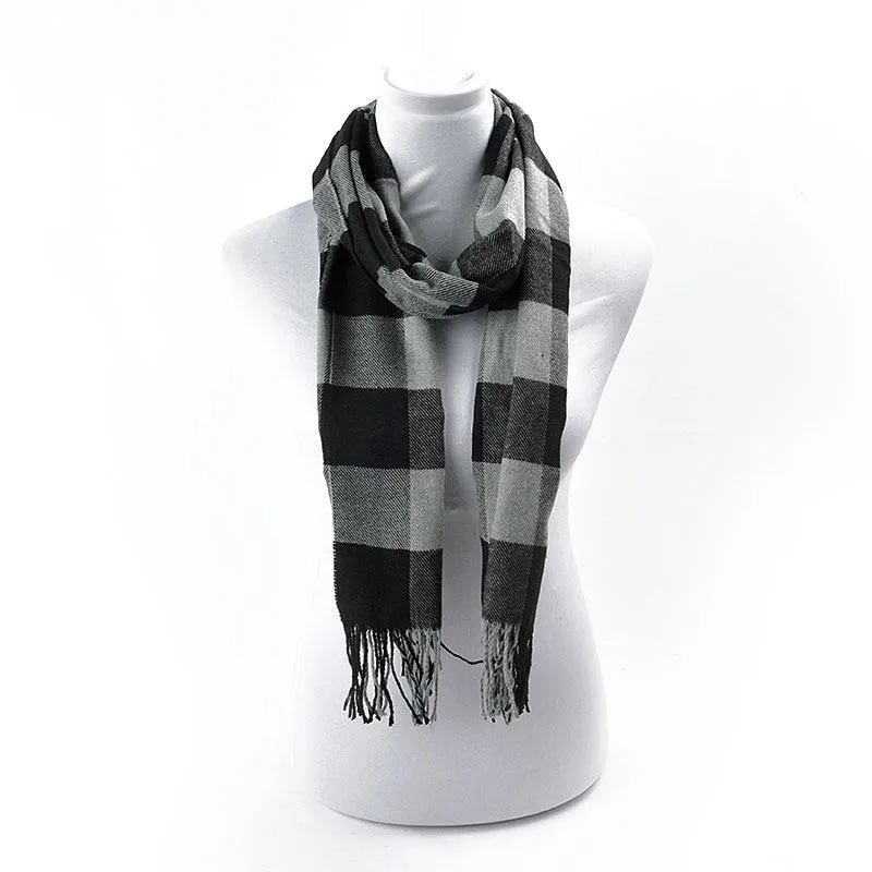 Cotton Plaid Scarf