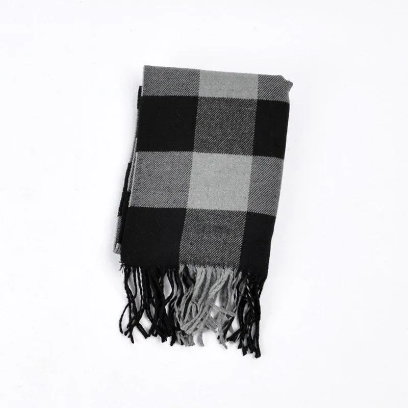 Cotton Plaid Scarf