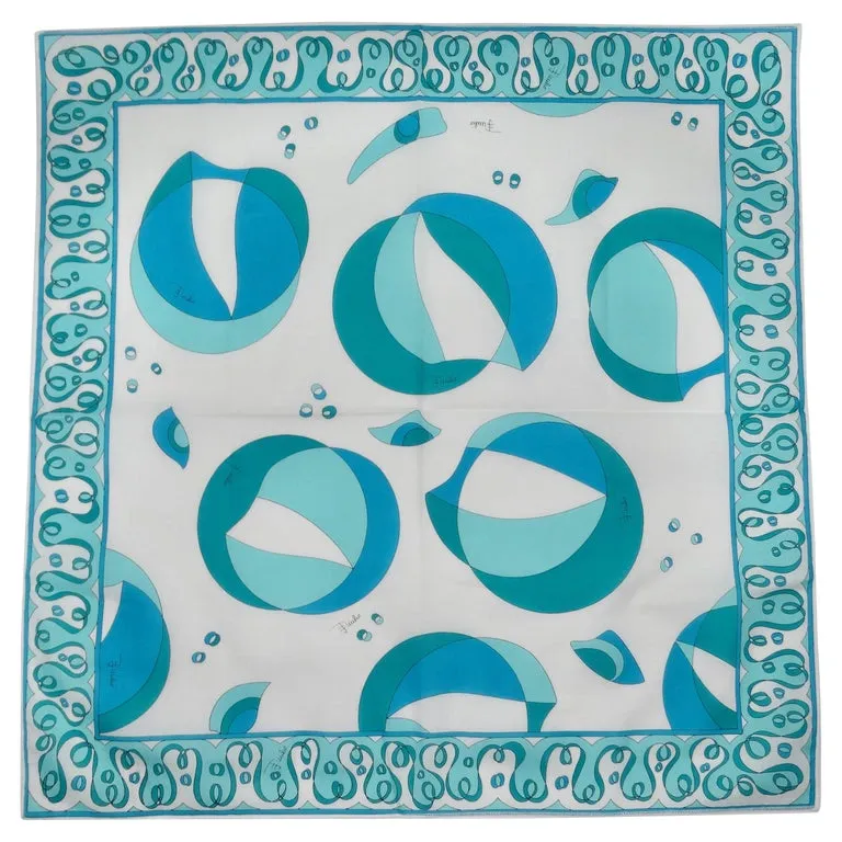 Emilio Pucci Circular Print Scarf