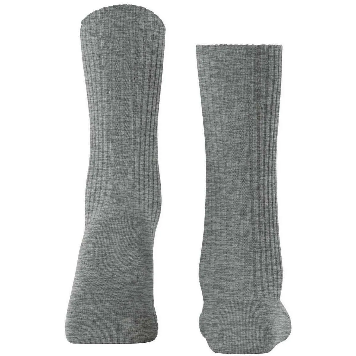 Falke Cosy Wool Boot Socks - Light Grey Mel