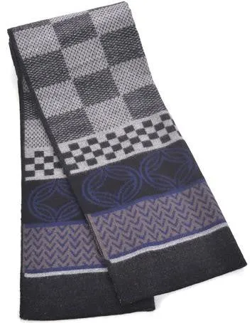 Fashionable Mix Plaid Color Scarf For Men