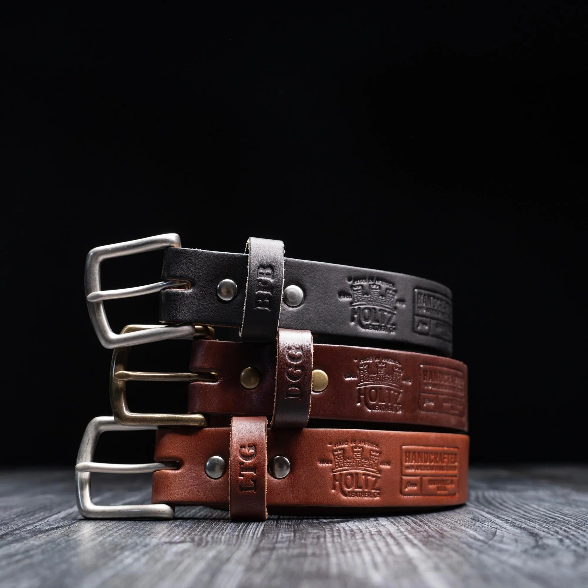 Fine Leather Men's Dress Belt Handcrafted from Bridle Leather