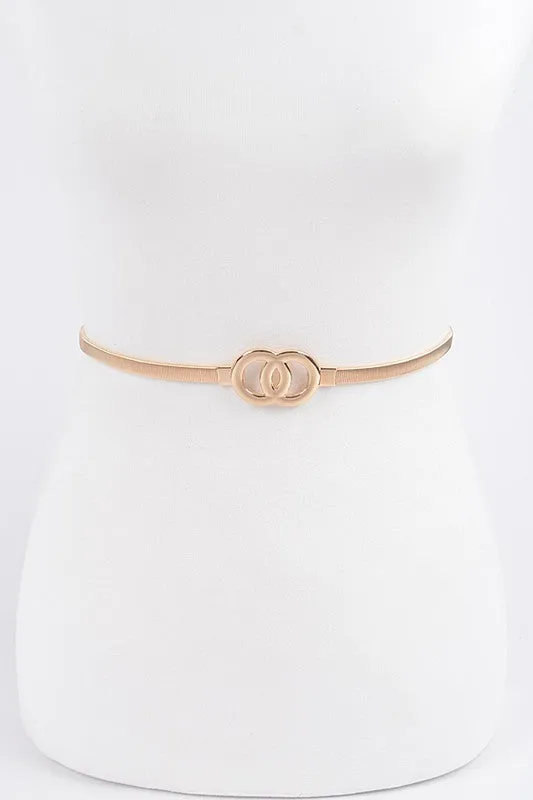 Gold Infinity Stretch Belt