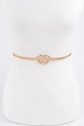 Gold Infinity Stretch Belt