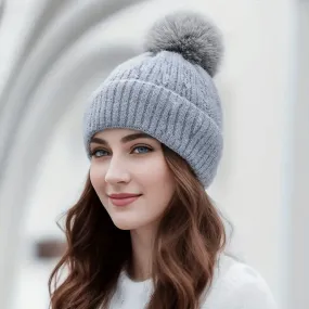 High Quality Winter Knitted Pom Hats - WH235