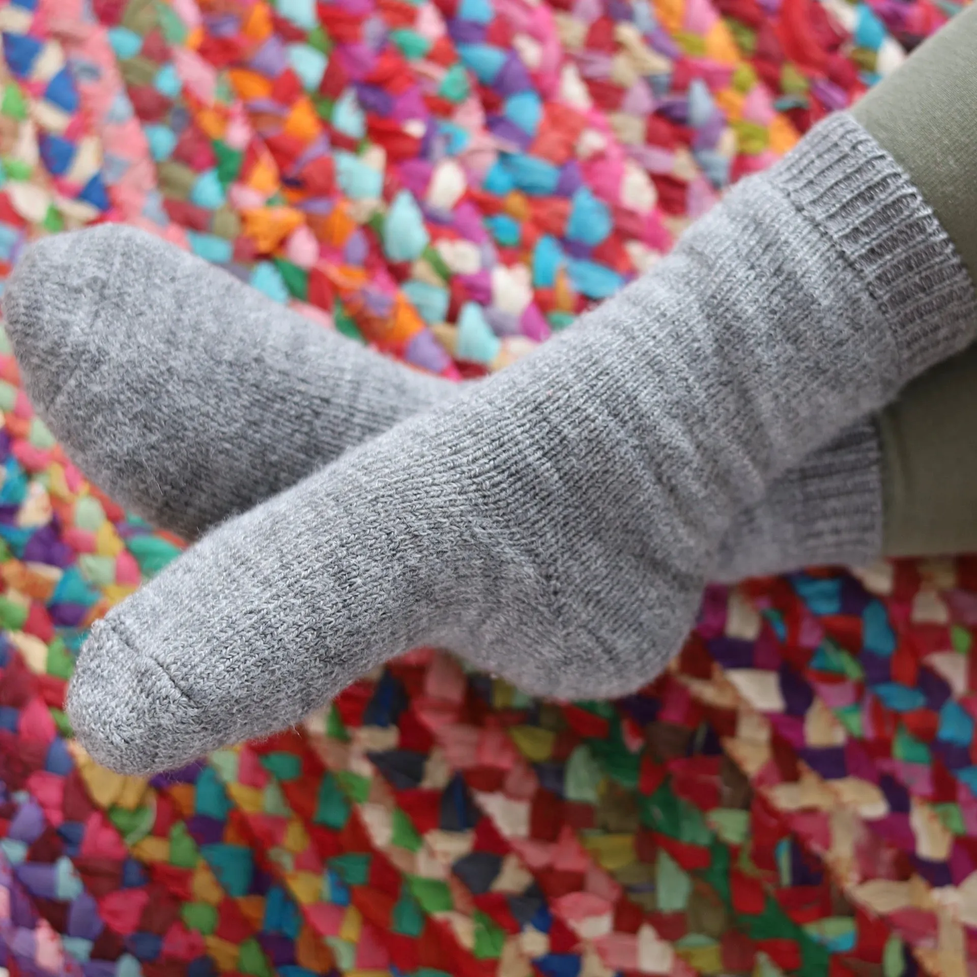 Hirsch Natur Child Sock, Thick Merino Wool