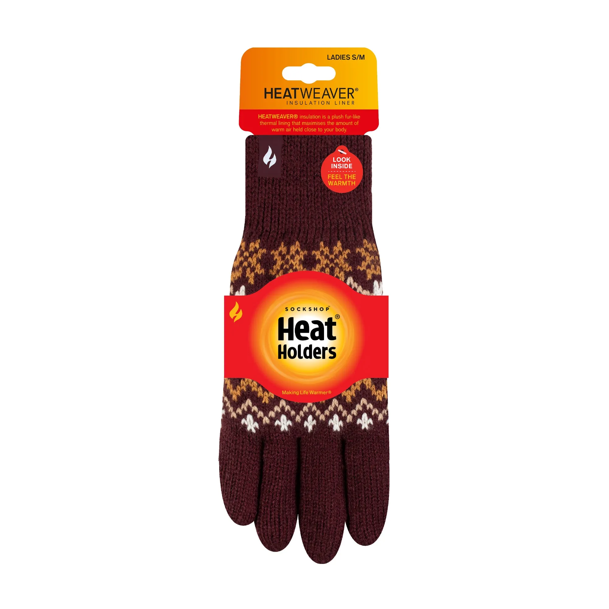 Ladies Avens Thermal Gloves - Wine