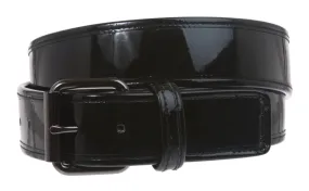 Ladies Trimmed Patent Leather High Waist Fashion Belt