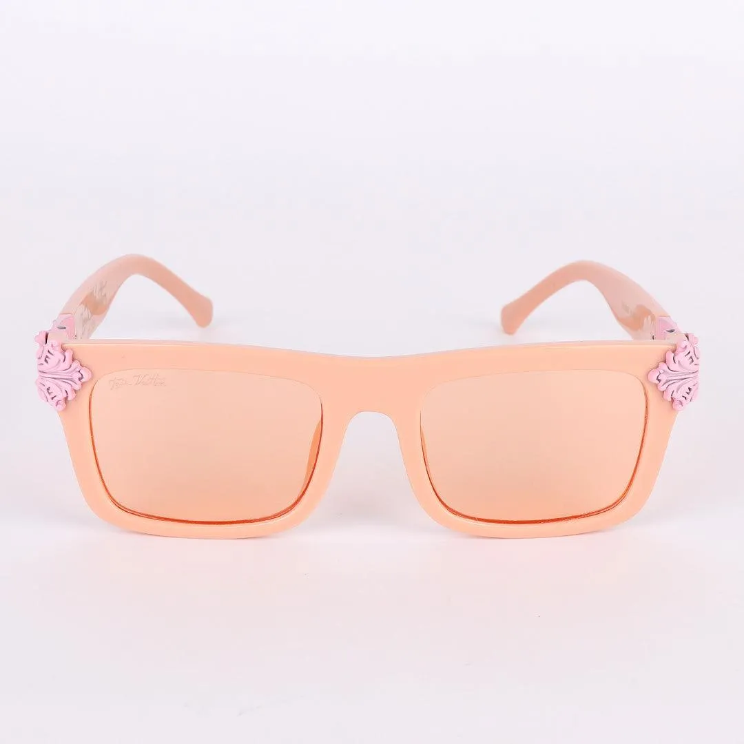 Louis Vuitton Light Pink Crested Women Square Sunglasses