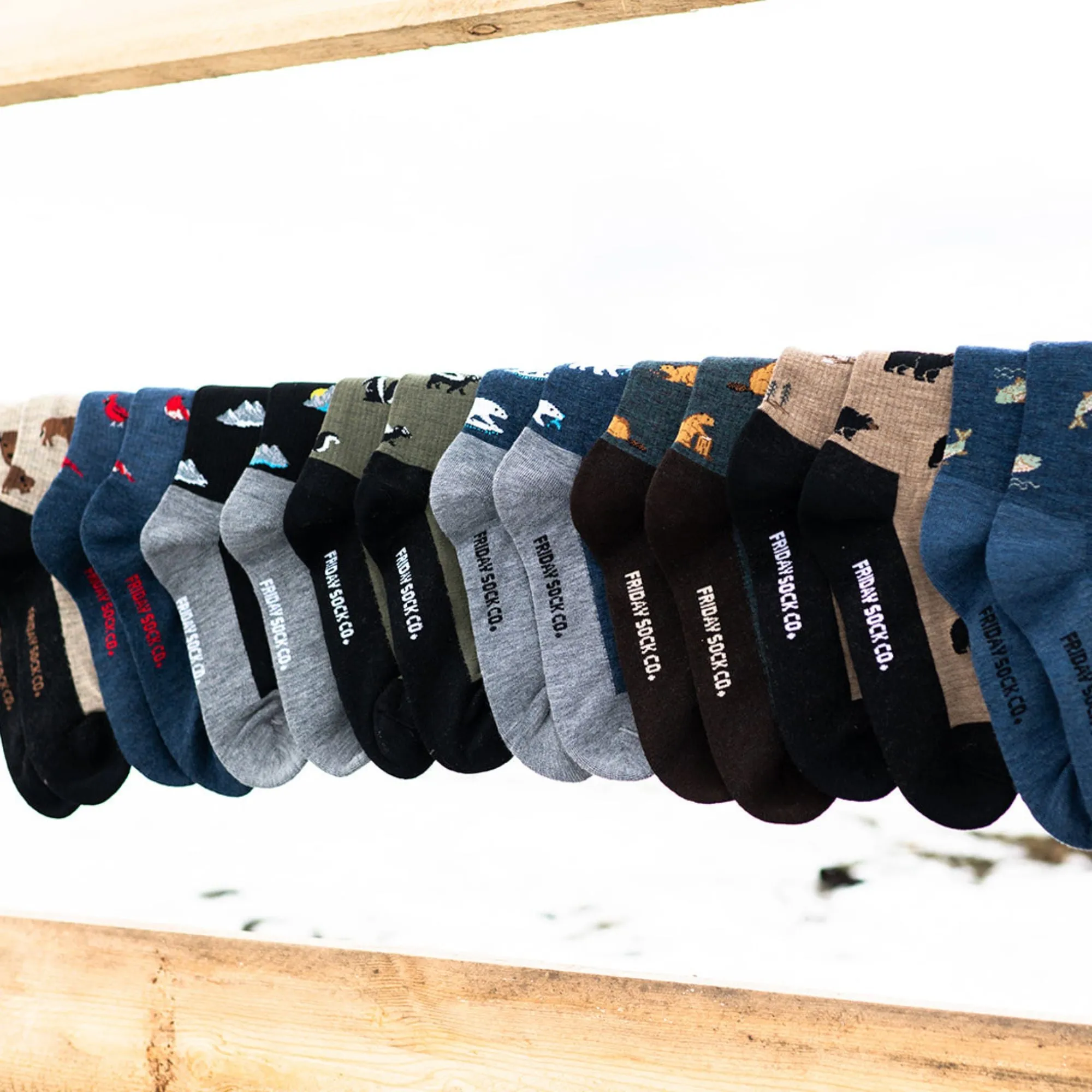 Men's Skunk Merino Wool Socks