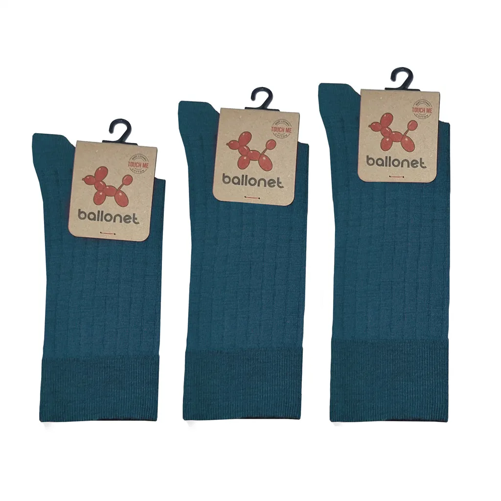 Merino Wool Socks - Petrol