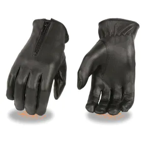 Milwaukee Leather SH728 Women's Black Leather Thermal Lined Motorcycle Gloves