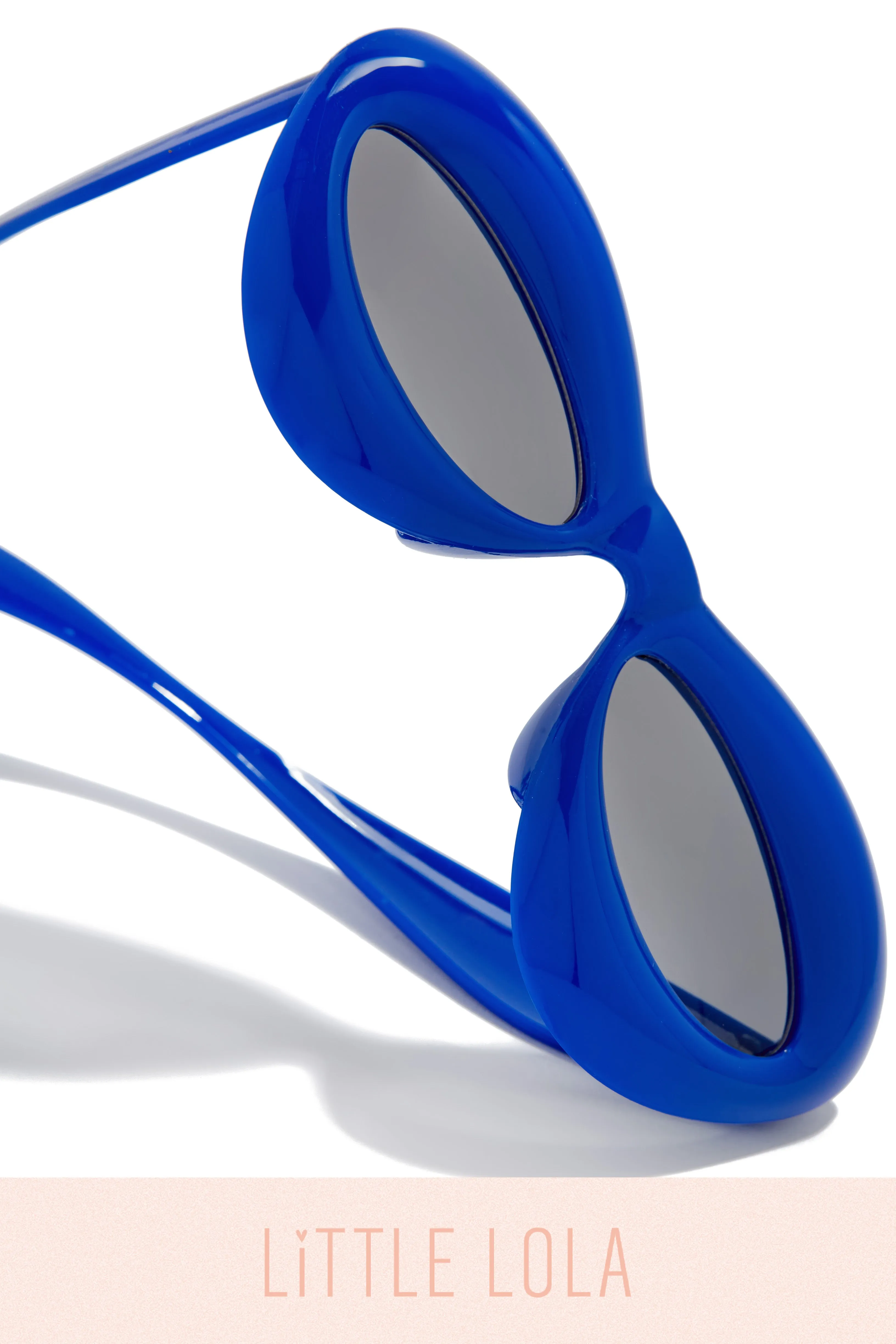 Mini Summer Fun Kids Oversized Sunglasses - Blue