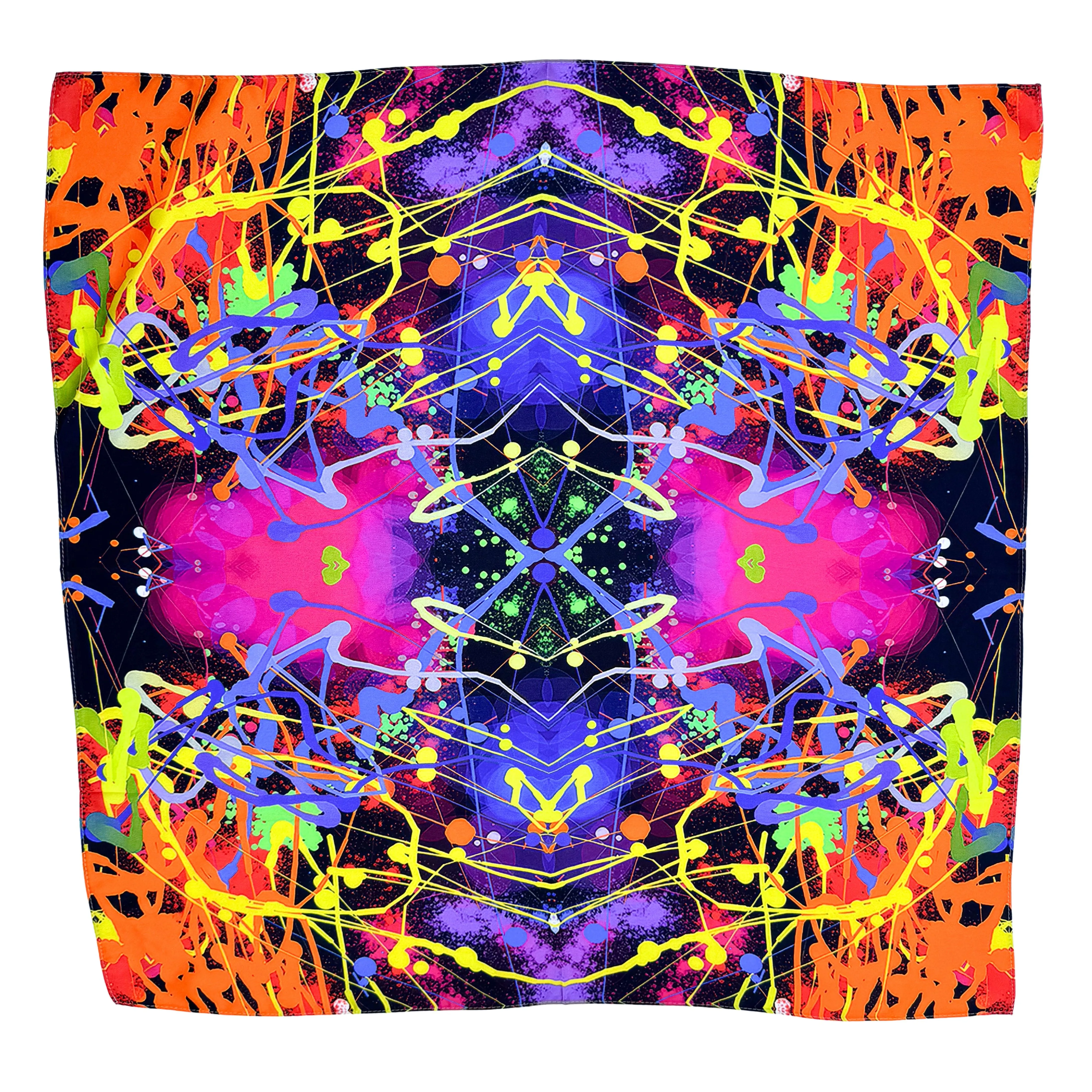 Mulberry Silk Luxury Scarf- Nebula 1