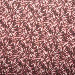 Novelty  Polyester Print - Geometric flower - Pink