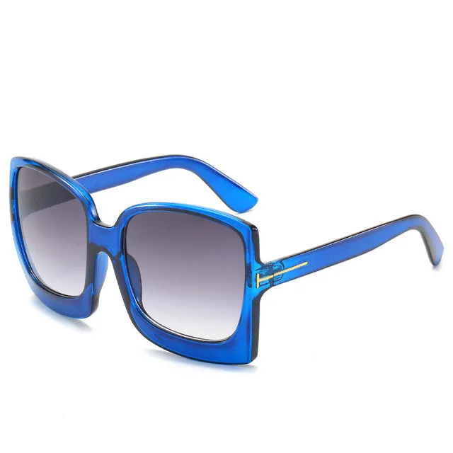 Oversized Women Gradient Sunglasses