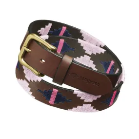 Pampeano Leather Polo Belt - Rosa