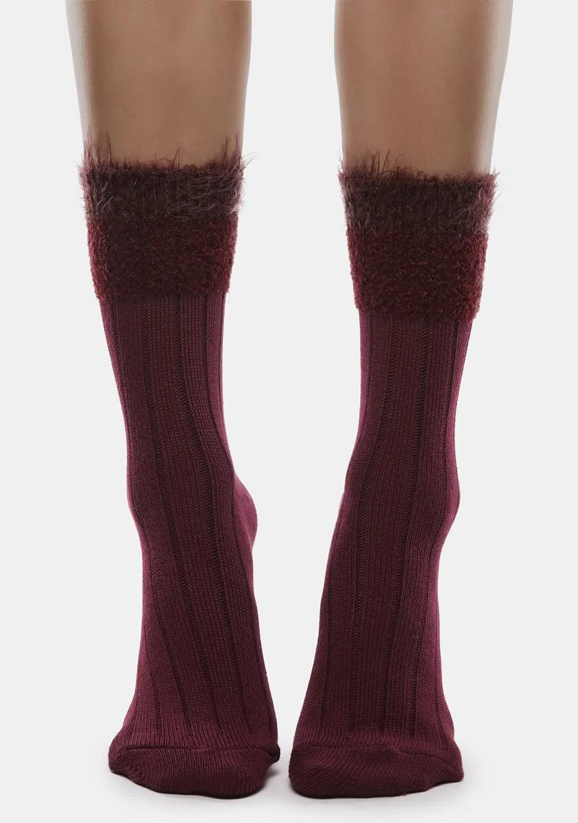 Parfait Striped Crew Socks