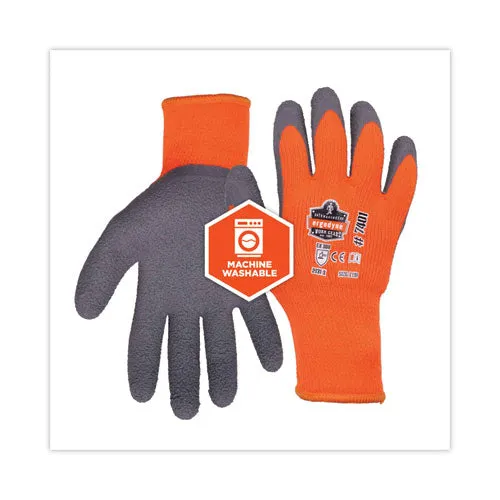 Proflex 7401 Coated Lightweight Winter Gloves, Orange, 2x-large, Pair, Ships In 1-3 Business Days