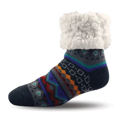 Pudus Equestrian &quot;Classic&quot; Fuzzy Slipper Socks