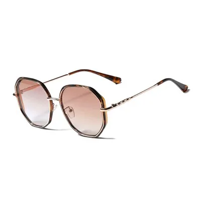 Ralferty Oversized Polygon Women's Sunglasses Big