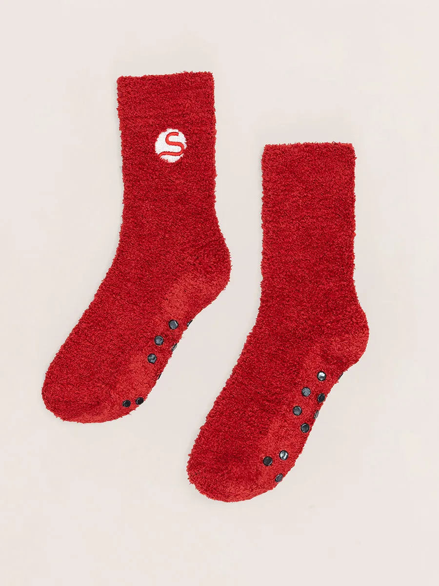 Shapermint® Fuzzy Slipper Socks SB