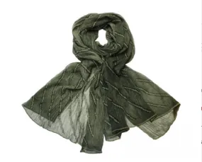 Silk Feel Lined Scarf