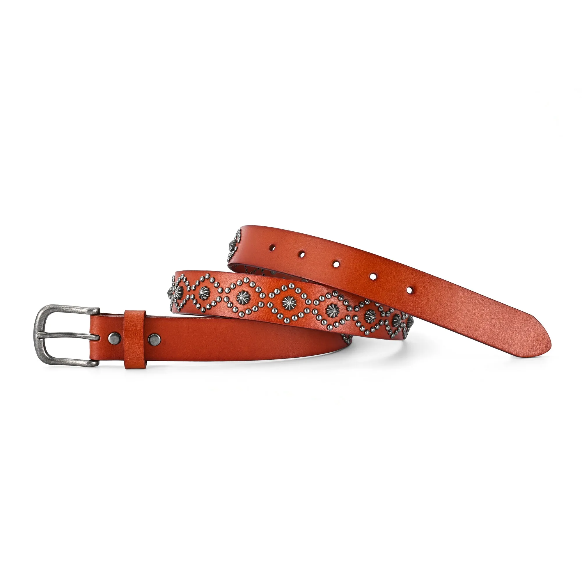 Sunburst Leather Belt