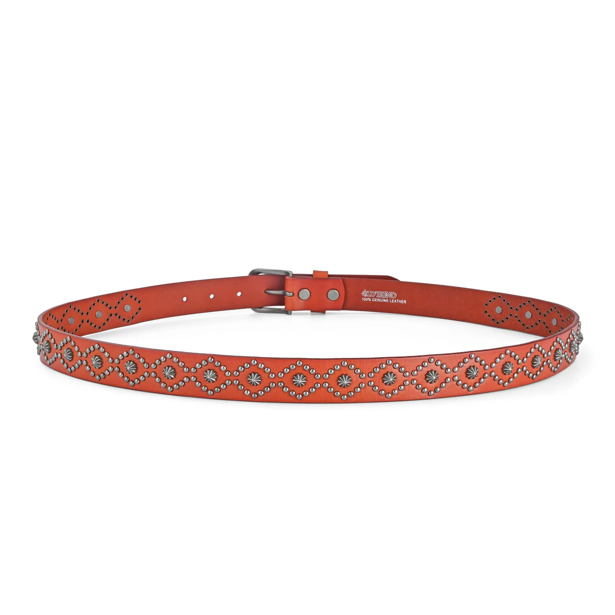 Sunburst Leather Belt