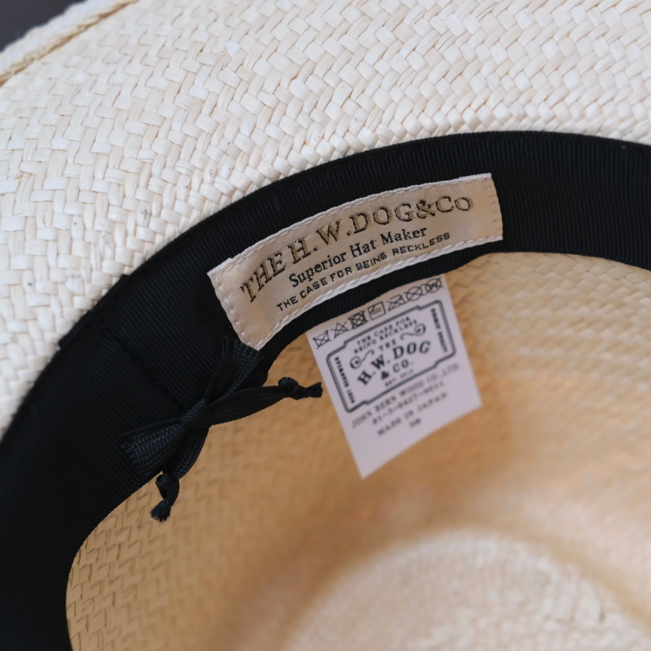 THE H.W. DOG & CO. N Panama Hat Short