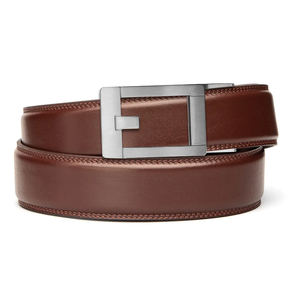 TROPHY BUCKLE | CLASSIC LEATHER BELT 1.37"