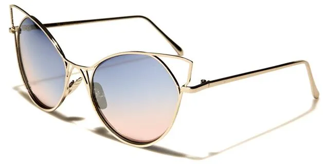 VG Metal Retro Cat Eye Sunglasses for women