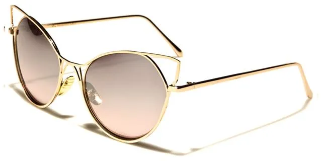 VG Metal Retro Cat Eye Sunglasses for women