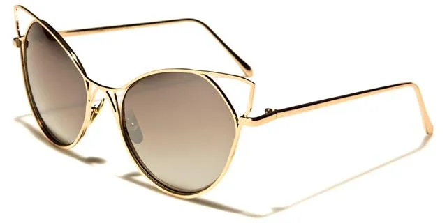 VG Metal Retro Cat Eye Sunglasses for women