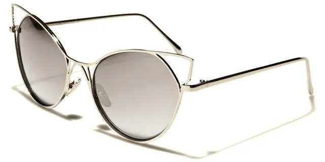 VG Metal Retro Cat Eye Sunglasses for women