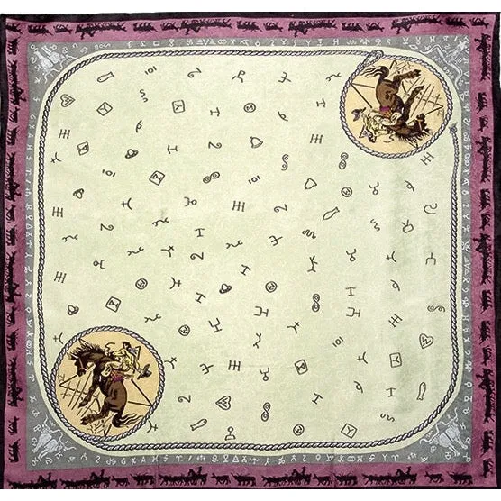 Wyoming Traders Limited Edition Beige Brands Silk Scarf